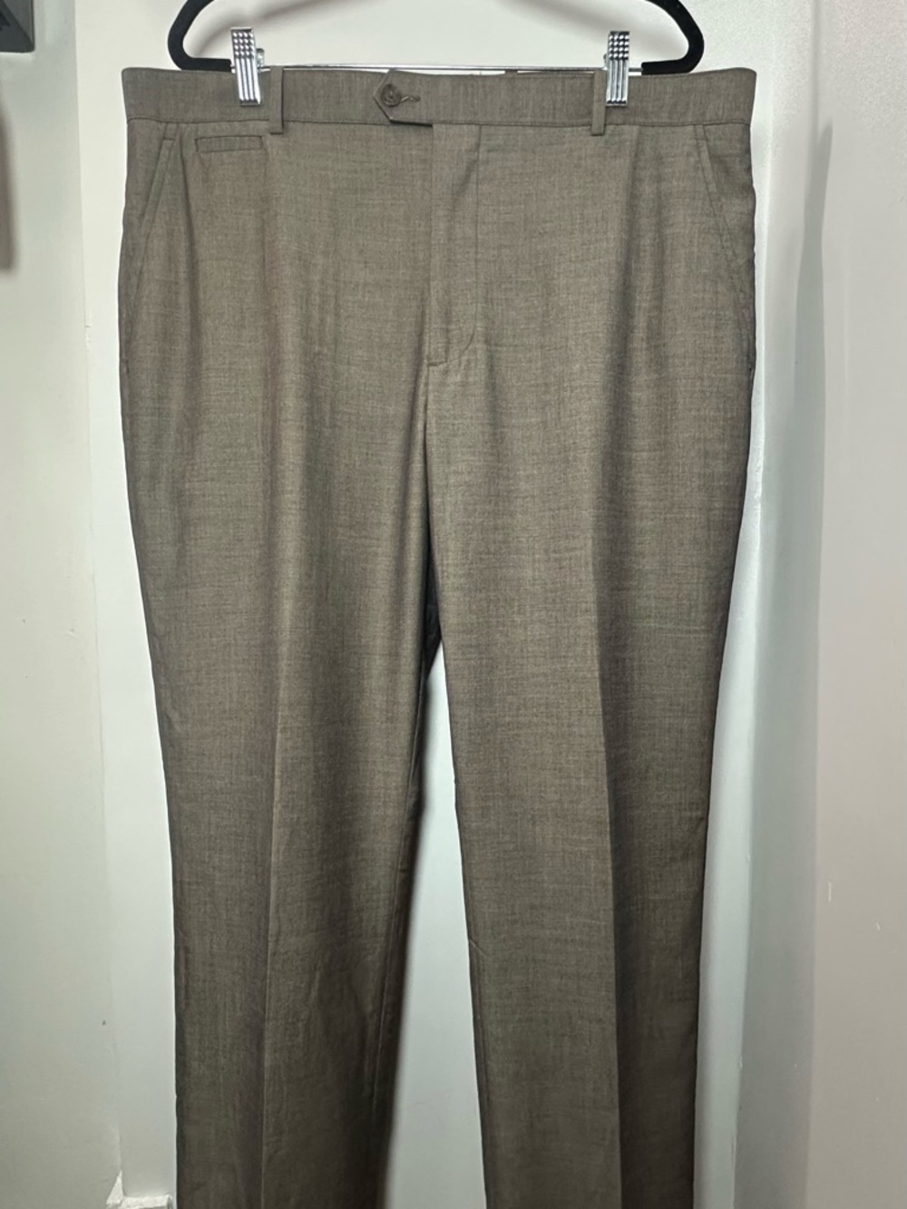 Perry Ellis Portfolio Modern Fit Dress Pants in Charcoal Gray